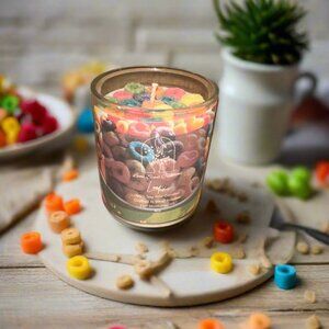 Fruit Loops inspired Candle
